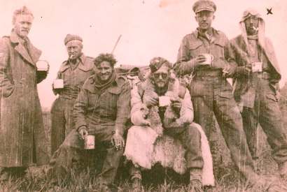 The SAS in the Western Desert, c.1942. John Tonkin second from right.