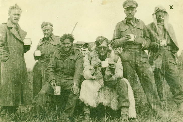 The SAS in the Western Desert, c.1942. John Tonkin second from right.