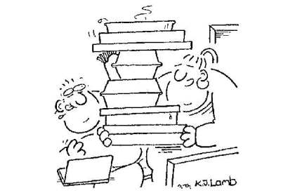 ‘I’ve got us a TV dinner, followed by an iPlayer dinner, followed by a Facebook dinner, followed by a Twitter dinner...’