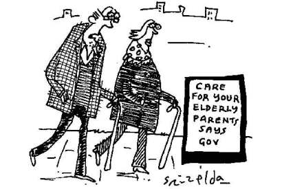 ‘They’re right. We really should do more for our elderly parents.’