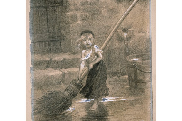 Cosette, by Emile-Antoine Bayard. Illustration for Les Misérables