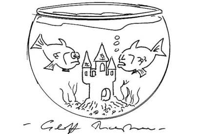 ‘Of course, old castles are full of rising damp.’