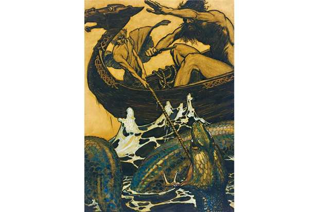 Illustration for the Edda by Arthur Rackham