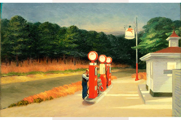 ‘Gas’, 1940, by Edward Hopper