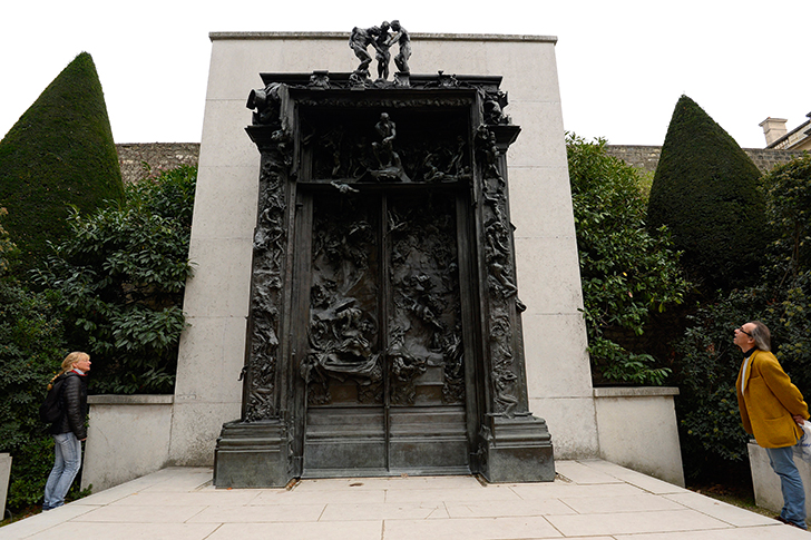 Rodin’s ‘Gates of Hell’: more than 300 figures, including a panther-like Eve
