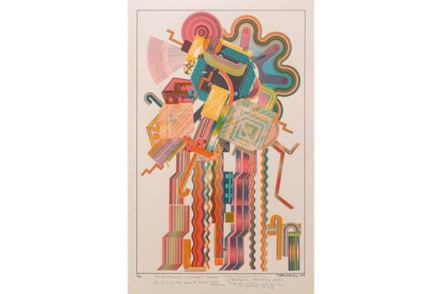 ‘Allegro Moderato Fireman’s Parade’ (from the Calcium of Light portfolio), 1974–76, by Eduardo Paolozzi