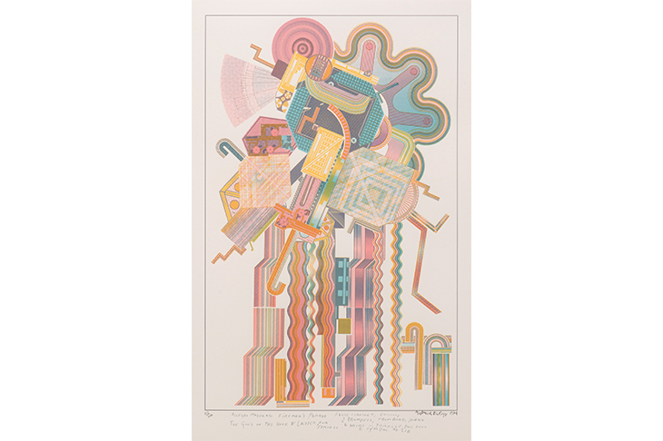 ‘Allegro Moderato Fireman’s Parade’ (from the Calcium of Light portfolio), 1974–76, by Eduardo Paolozzi
