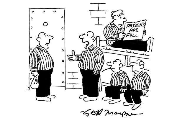 ‘Welcome to solitary.’