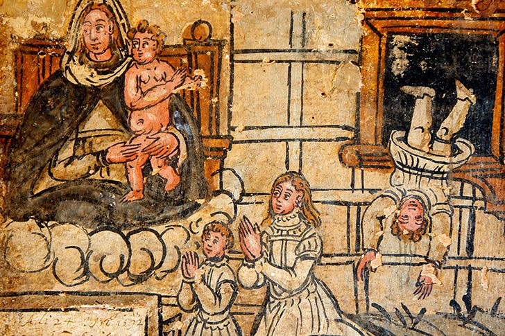 ‘Boy falling from a window’, 1592, Italy, Naples (possibly)