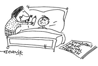 ‘The tooth fairy left you a brush and some paste.’