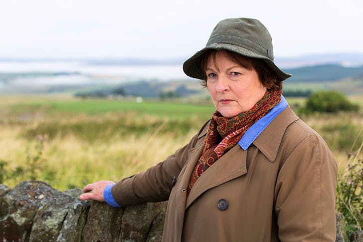Brenda Blethyn as DCI Vera Stanhope 'wearing the kind of hat not seen since the glory days of All Creatures Great and Small'