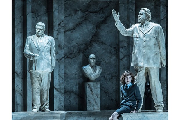 Cold comfort: Zach Roberts in Rory Kinnear’s ‘The Winter’s Tale’ at ENO