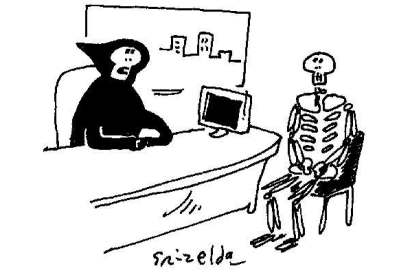 ‘You’ll be paid per death, and will need to provide your own cloak and scythe.’