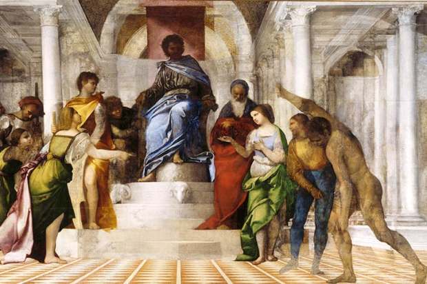 ‘The Judgment of Solomon’, c.1506–9, by Sebastiano del Piombo. © National Trust Images/Derrick E. Witty