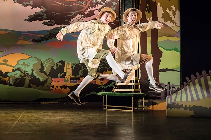 This is England: Paris Fitzpatrick and Daniel Collins in ‘Town and Country’ from ‘Matthew Bourne’s Early Adventures’