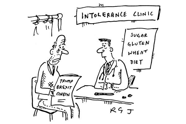 ‘I think I’m becoming reality intolerant.’