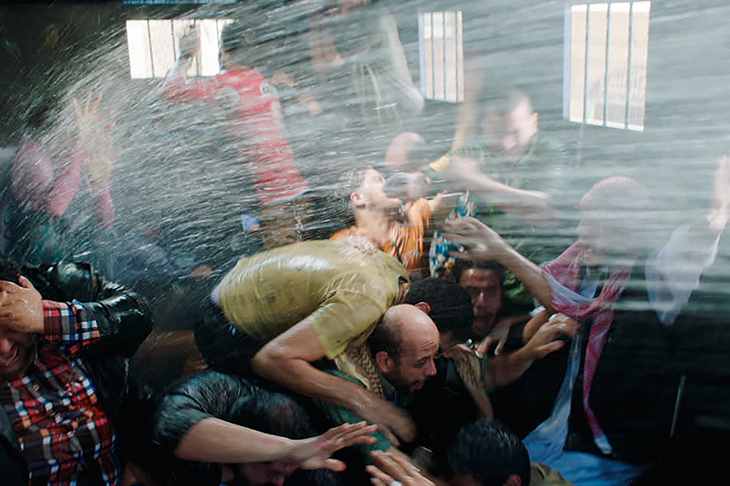 Tanked up: prisoners in an Egyptian police van in Mohamed Diab’s ‘Clash’