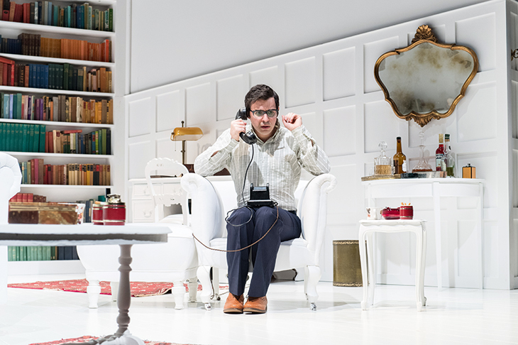 Adorably twerpish: Simon Bird as Philip in ‘The Philanthropist’