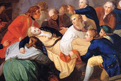 ‘The Death of Lord Robert Manners’ by Thomas Stothard