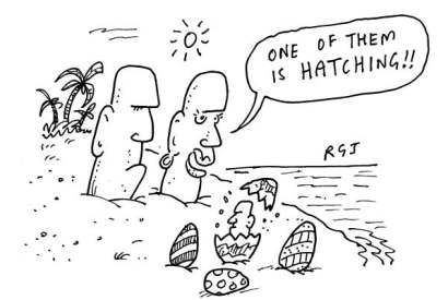 Where the Easter Island heads come from