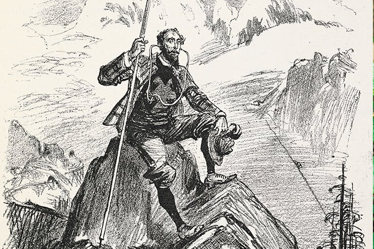 As early as 1895, Octave Uzanne foresaw ‘the end of books’ with the invention of the portable audiobook. Illustration from ‘Contes pour les bibliophiles’