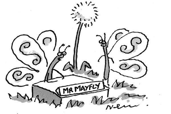 ‘On the bright side, we won’t make it to 8 June.’