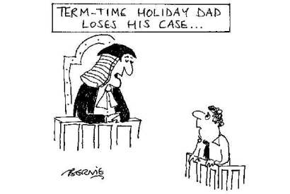 ‘I sentence you to two weeks at Center Parcs in the middle of August, and may God have mercy on your soul.’