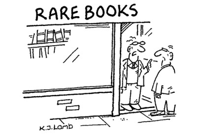 ‘Try the library — books are even rarer there.’