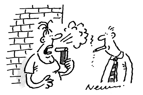 ‘This vaper’s incredibly realistic — it even gives you cancer.’