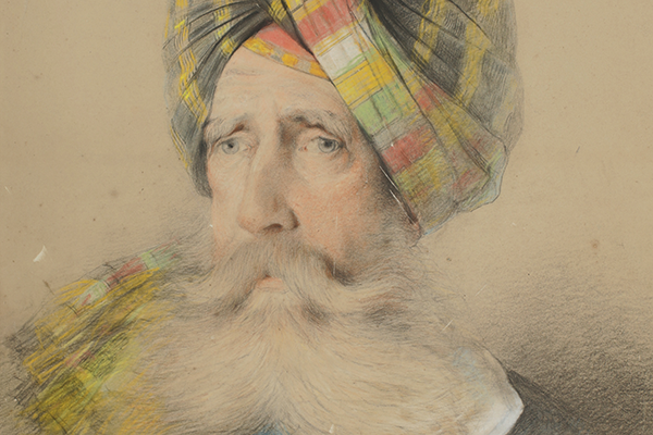 George Landseer’s portrait of Alexander Gardner — adventurer, outlaw and mercenary, who took unseemly pride in parading decapitated heads