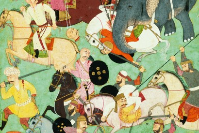 An early modern battle scene depicted in a Mughal miniature looks like a graceful pageant compared to today’s nuclear and cyber warfare