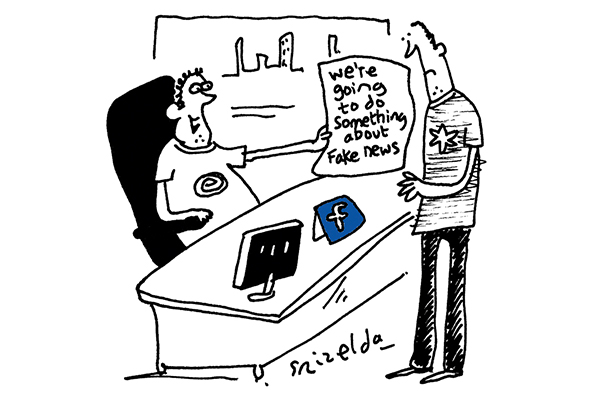 ‘Post this fake news.’