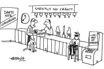 ‘Bloody terrorists won’t stop me going out and having a good time.’