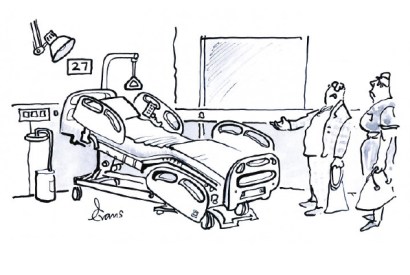 ‘I’d prefer a bed.’