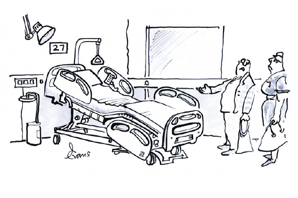 ‘I’d prefer a bed.’