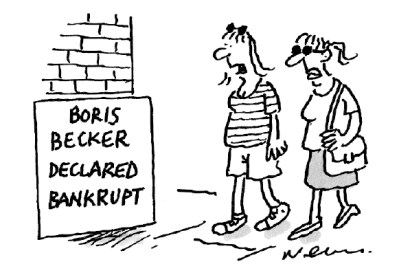 ‘He should never have bought those Wimbledon strawberries.’