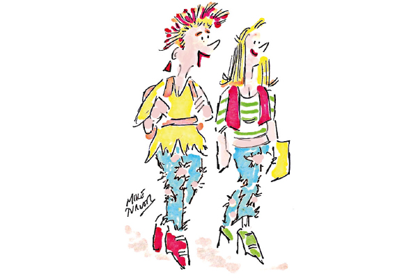 ‘Dad said I look like something the cat dragged in — how cool is that?’