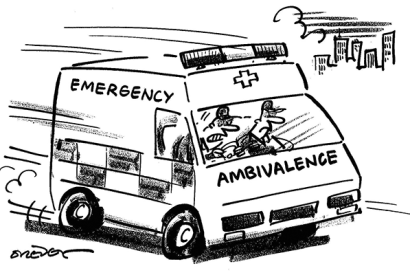 ‘The general or the infirmary? I’m easy either way.’