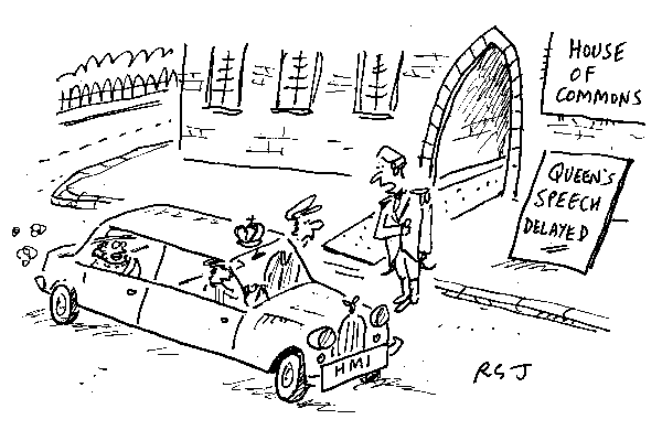 ‘They say do you mind going round the block a few thousand times? They’re still working on it.’