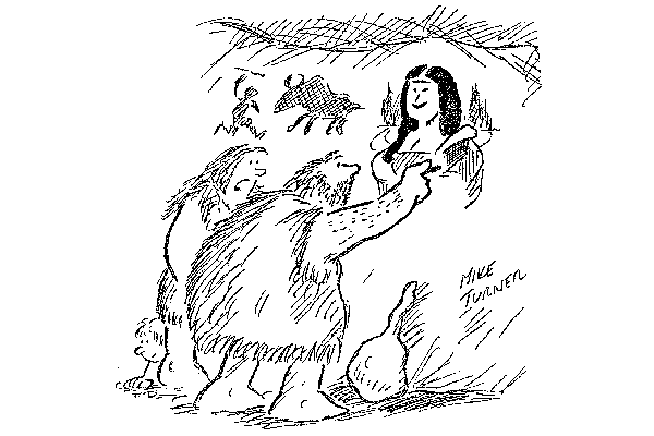 ‘I don’t care what her name is — why can’t you do something useful like invent a wheel?’