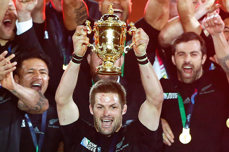 Crowning glory: McCaw at Twickenham in 2015