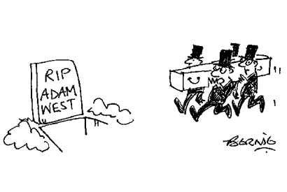 ‘Quick! To the batgrave!’