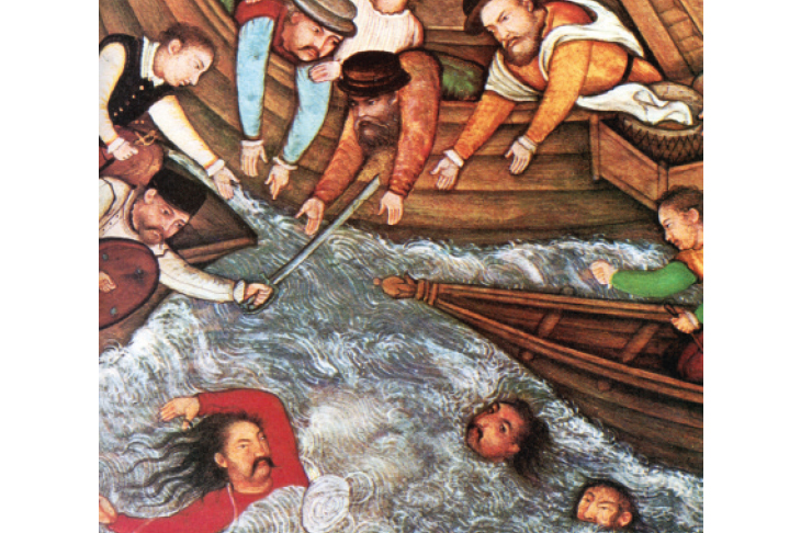 The Battle of Diu, India (1509), in which Lopes took part as a member of Francisco de Almeida’s victorious fleet