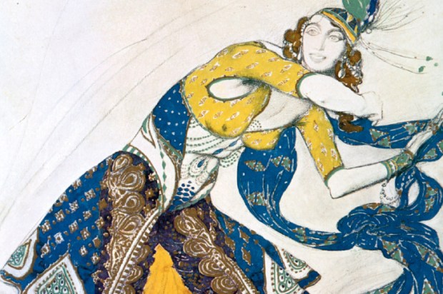 The Marchesa Casati as an Indian dancer by Leon Bakst (1912)