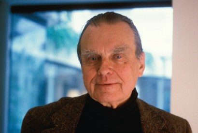 Czesław Miłosz in Paris in 2001