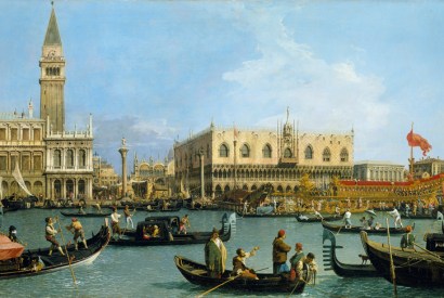 ‘Venice: The Bacino di S. Marco on Ascension Day’, c.1733–34, by Canaletto