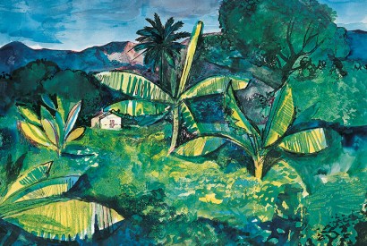 ‘Landscape Near Kingston, Jamaica’, 1950, by John Minton