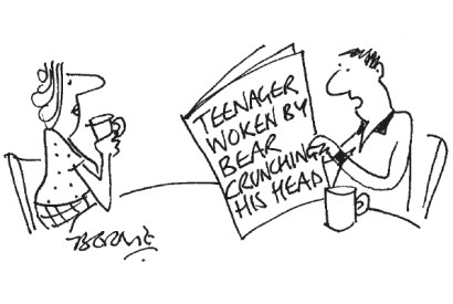 ‘I don’t think that would work on our lad.’