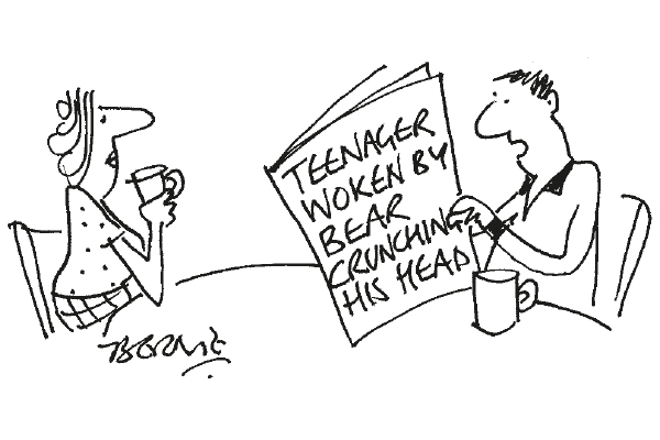 ‘I don’t think that would work on our lad.’