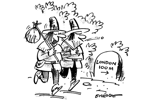 ‘I hear the streets are paved with gum.’